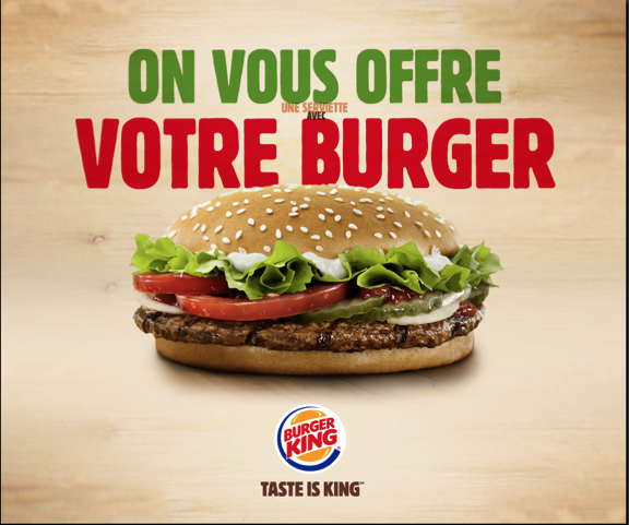 Burger King, exemple de communication virale
